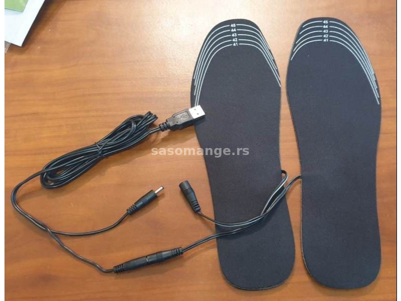 USB Električni ulošci za obucu za grijanje stopala