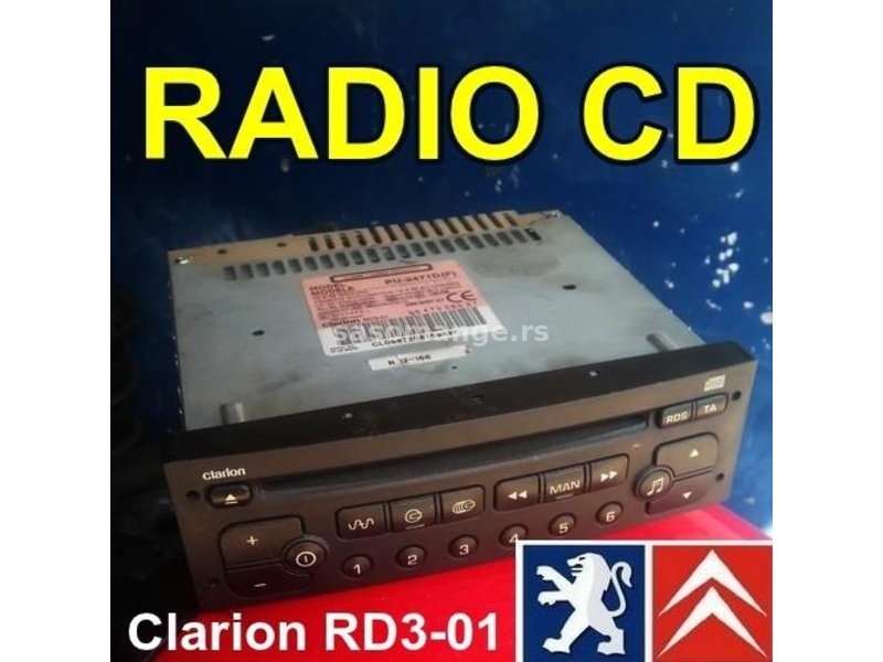 CD Radio original Pežo Peugeot Citroen
