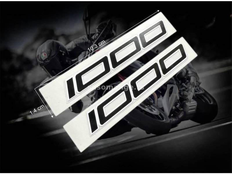 Kawasaki 1000 nalepnice - Nalepnice za motore - 2025
