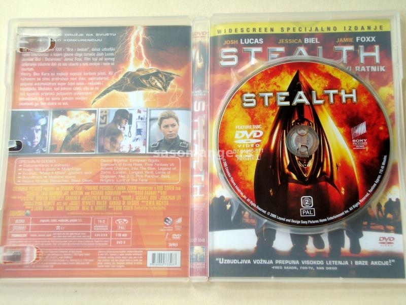Stealth [Stealth - Nevidljivi Bombarder] DVD