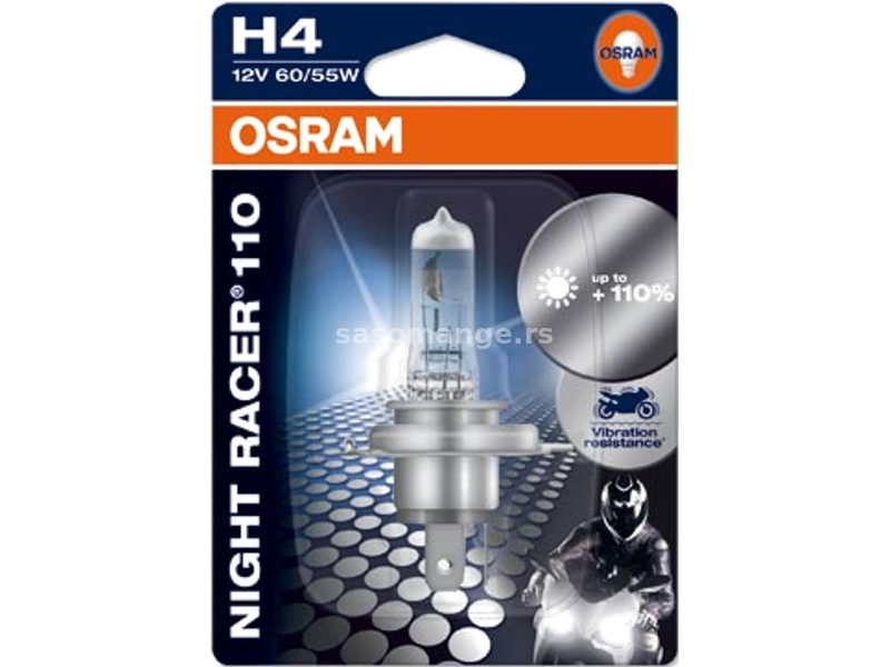 Sijalica za motor OSRAM Night Racer 110 60/55W H4 64193NR1