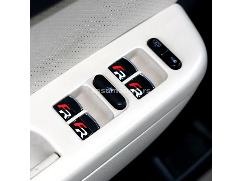 Kapice za ventile Seat FR sa zaštitom od krađe 4 komada