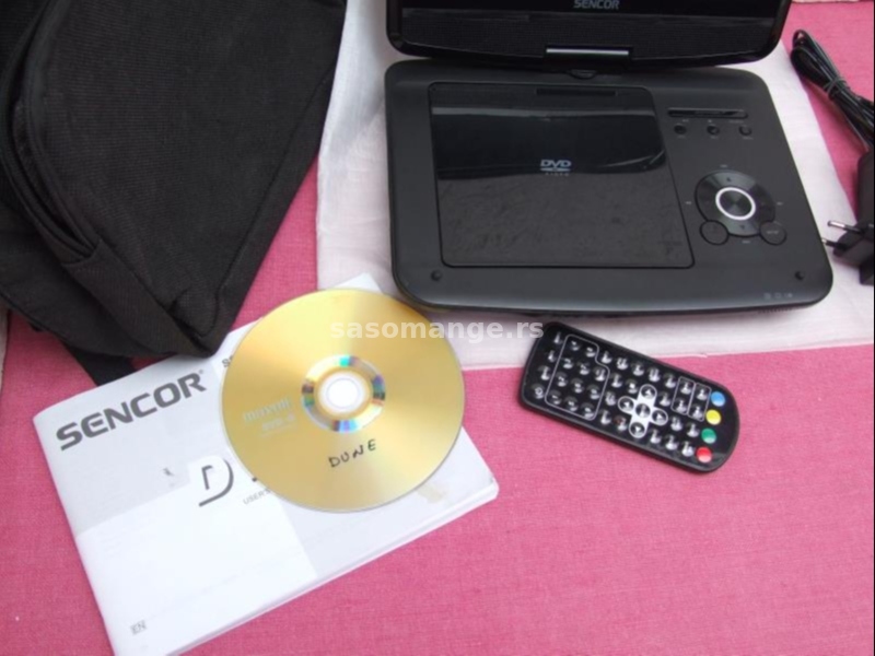 Sencor portabl DVD/DiVX/USB/MP3/SD/TV DVB-T2 + GARANCIJA!