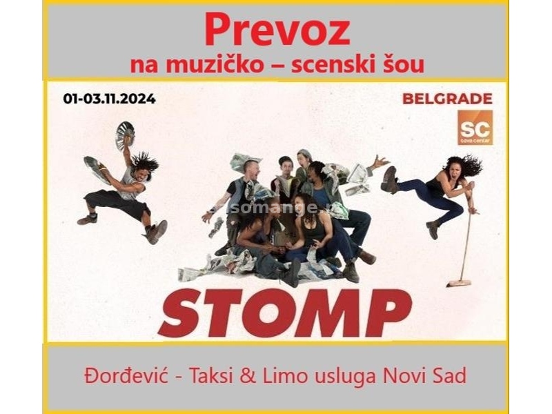 Prevoz na STOMP 02.11.2024. iz Novog Sada