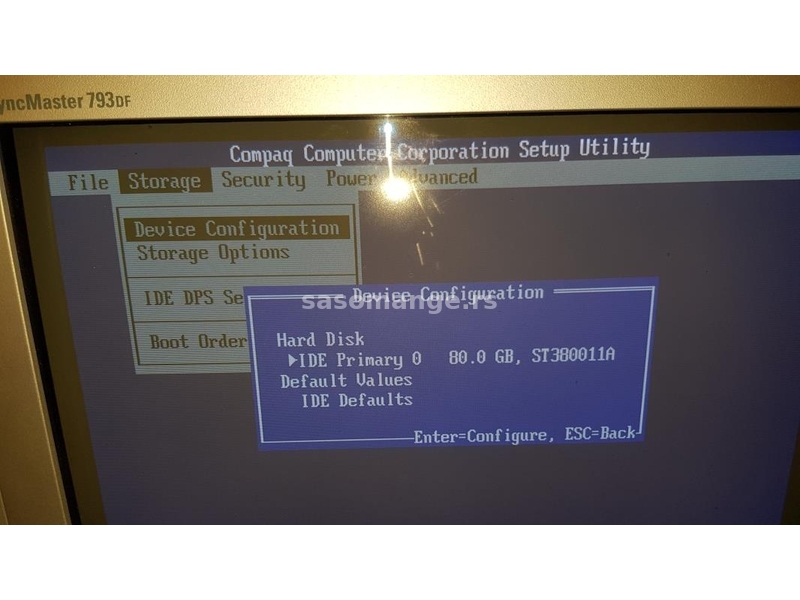 Hp Compaq Evo D310 Intel 2.0 polukonfiguracija sem hd i psu