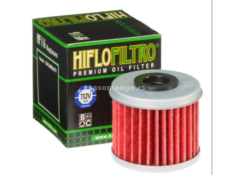 Filter ulja HF116 Hiflo Honda FU09