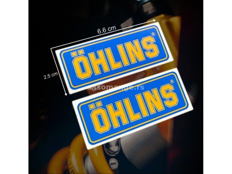 OHLINS Nalepnice - Nalepnice 3d stikeri po želji - 2156