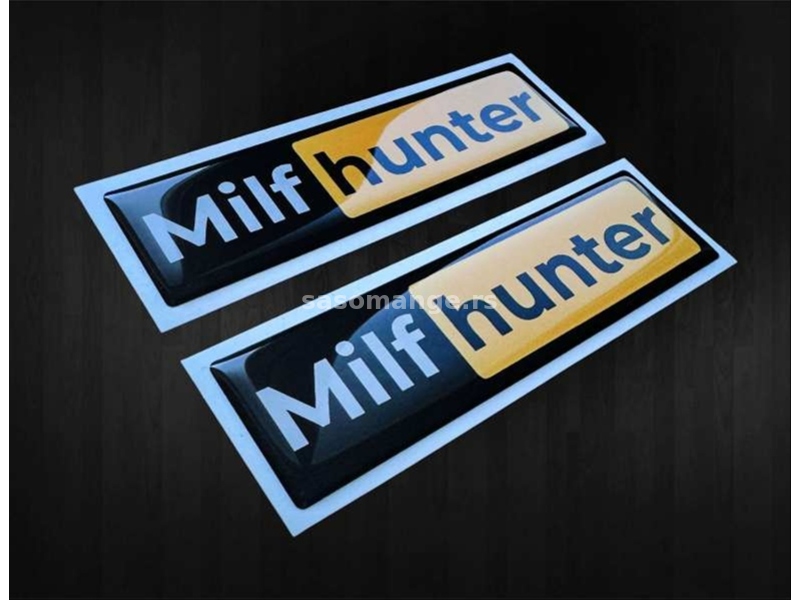 3D Stikeri MILF HUNTER Stikeri - Nalepnice - 2256