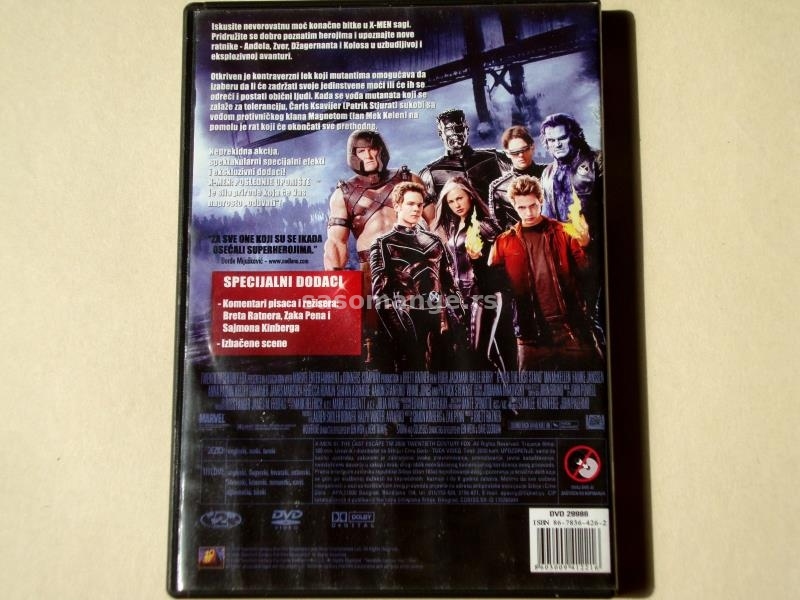X-Men: The Last Stand [Iks-Men: Poslednje Uporište] DVD