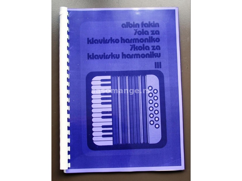 Albin Fakin skola klavirne harmonike 1-4