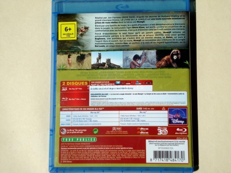 The Jungle Book [Blu-Ray 3D &amp; Blu-Ray]
