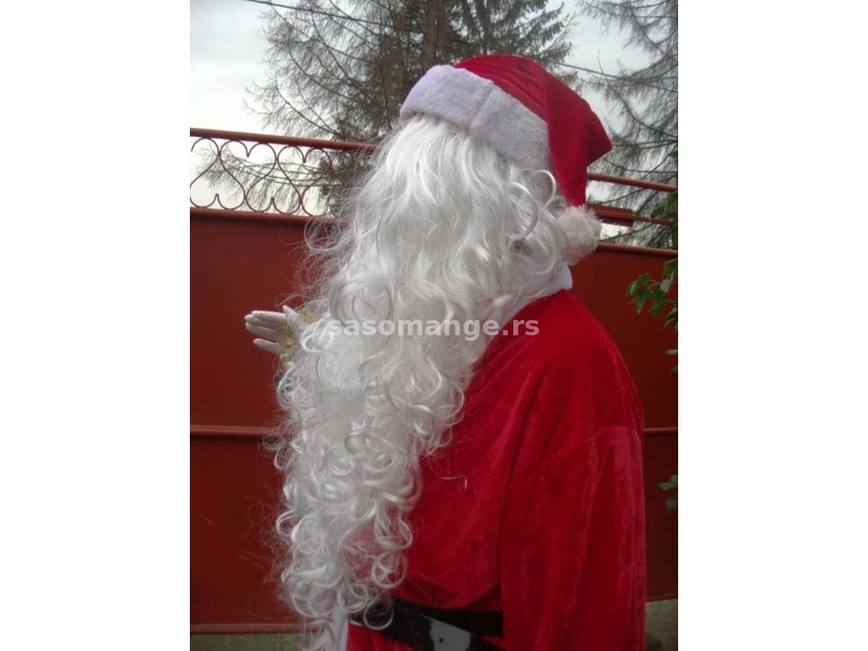 Komplet kostim Deda Mraz-jedanaest delova