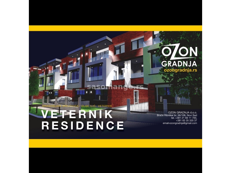 Prodaja od INVESTITORA _ DVOSOBAN stan u izgradnji 50m2, Veternička Rampa, Novi Sad