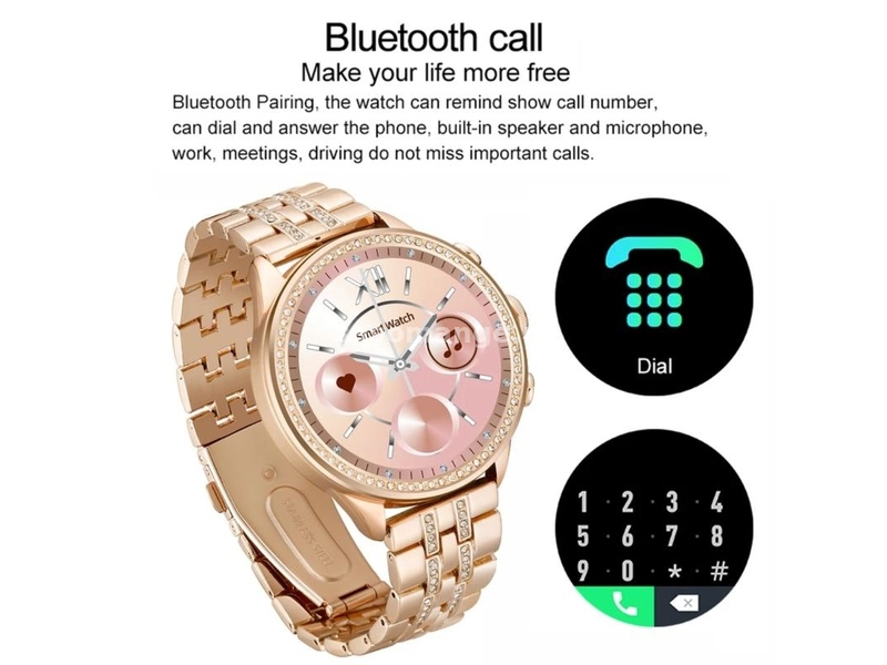 Gen 9 Ola Esporte Lady Diamond SmartWatch Bluetooth poziv