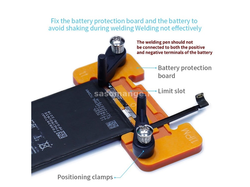 Prenosni uredjaj za punktovanje baterija Qianli Macaron za lemljenje fletova na bateriji za Iphone