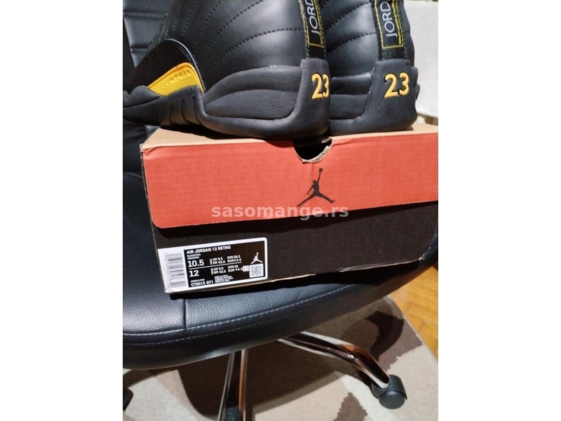 jordan 12 black taxi