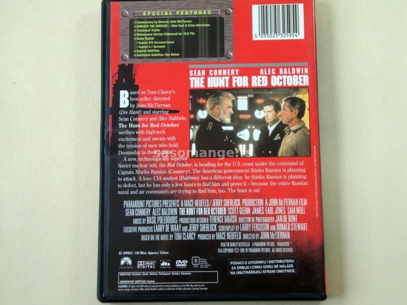 The Hunt for Red October [Lov Na Crveni Oktobar] DVD