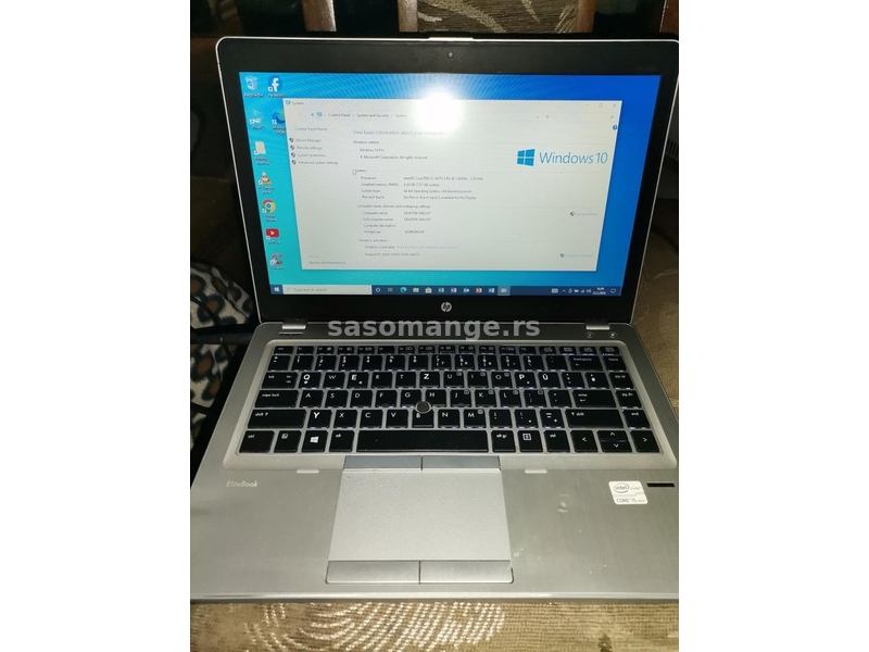 Laptop HP EliteBook Folio 9470M i5-3427U ,8gb ram,250 ssd