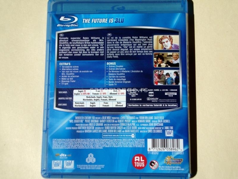 Mrs. Doubtfire [Blu-Ray]