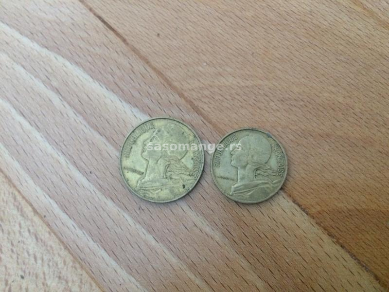 10, 20 centimes 1967 , 1969