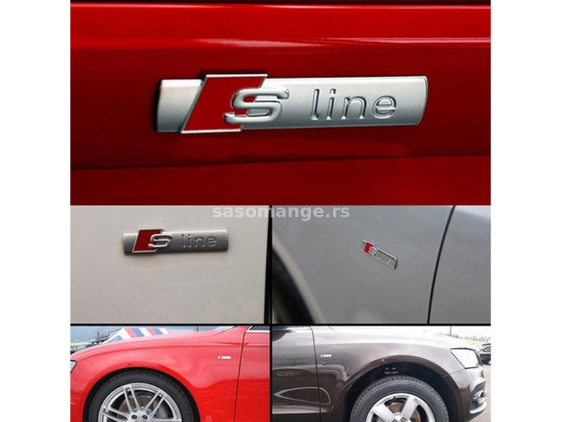 3D stiker - Audi S Line