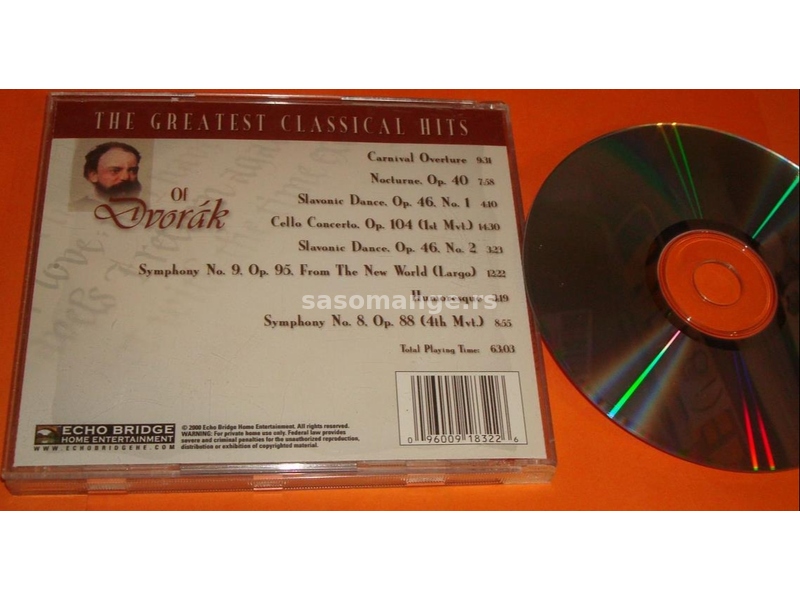 The Greatest Classical Hits Of Dvorak Dvoržak