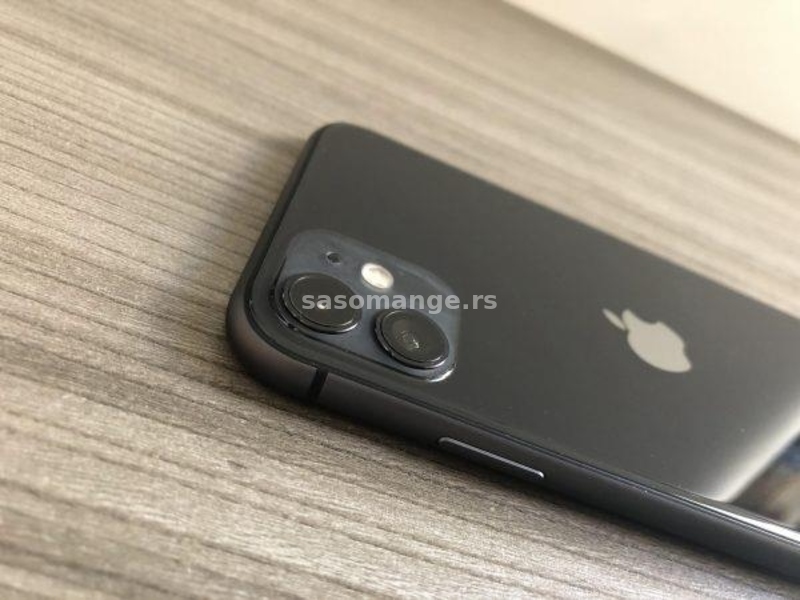 iPhone 11 64GB Black Sim Free NOVO! 100% Baterija