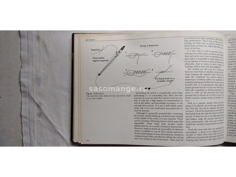 Knjiga:The Practical Guide to Coarse Angling (Vodic za pecanje) 1976. god.24,5 cm.128 str.