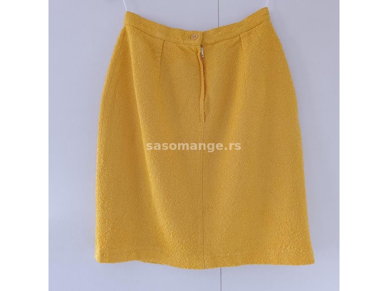 Poslovna suknja žuta
