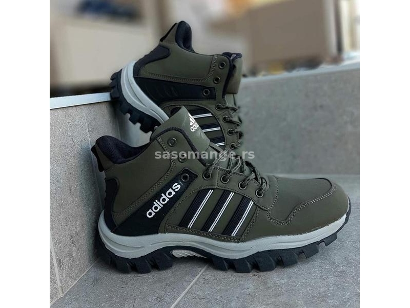 Adidas duboke cipele maslinaste