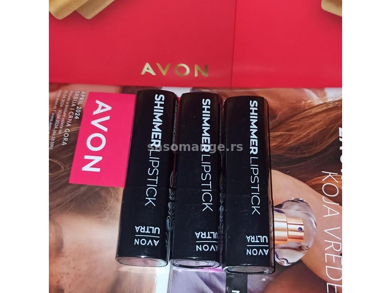 Set 3 Avon Colour Shimmer ruža za usne