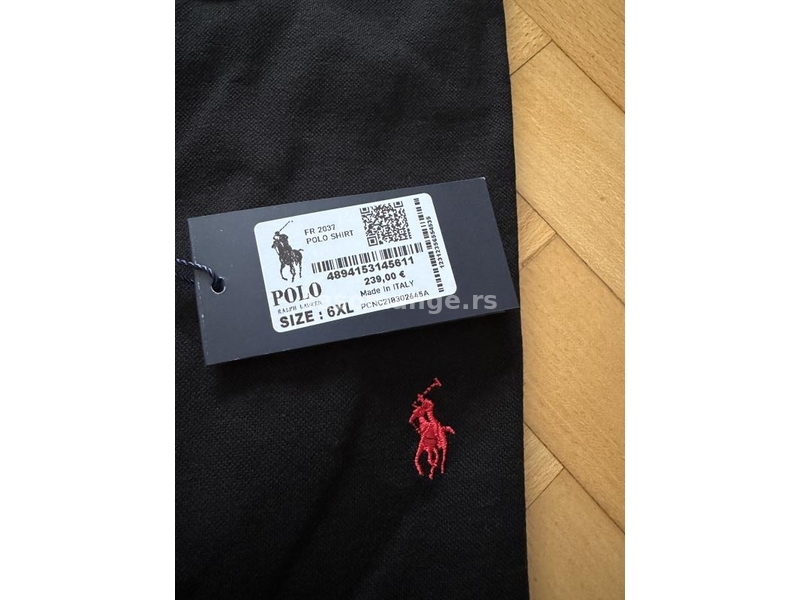 Polo Ralph Lauren muska majica sa kragnom crna 2XL 3XL 4XL 5XL 6XL P4