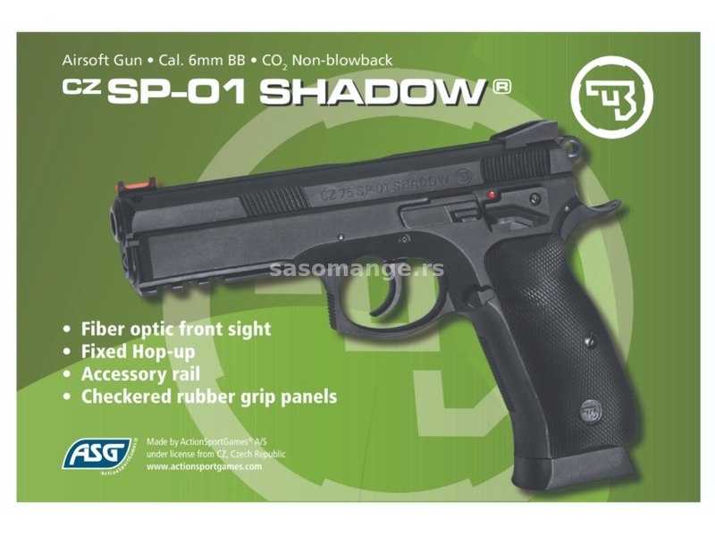 Pistolj ASG CZ SP-01 Shadow Airsoft