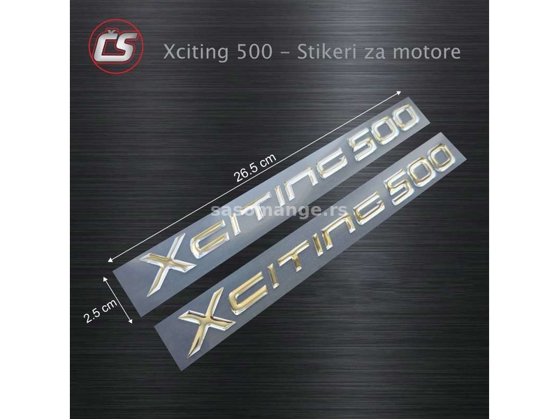 Kymco Xciting 500 Stikeri za motore - 3d Stikeri - 2345