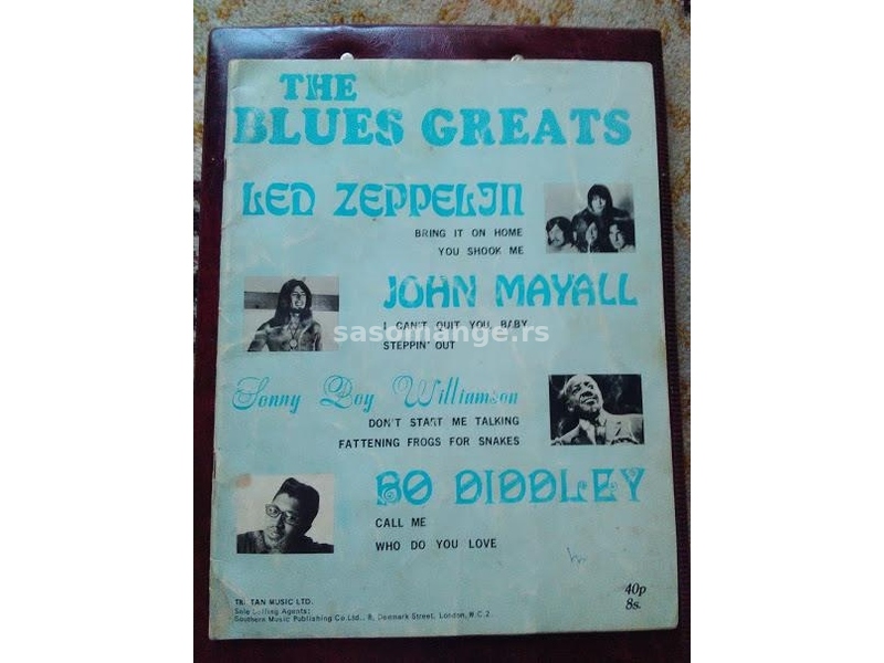 The blues greats Led zepelin ...