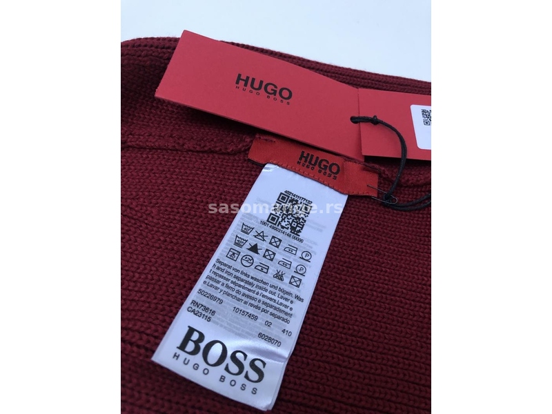 Hugo Boss zimska kapa unisex crvene boje K4 SNIZENO