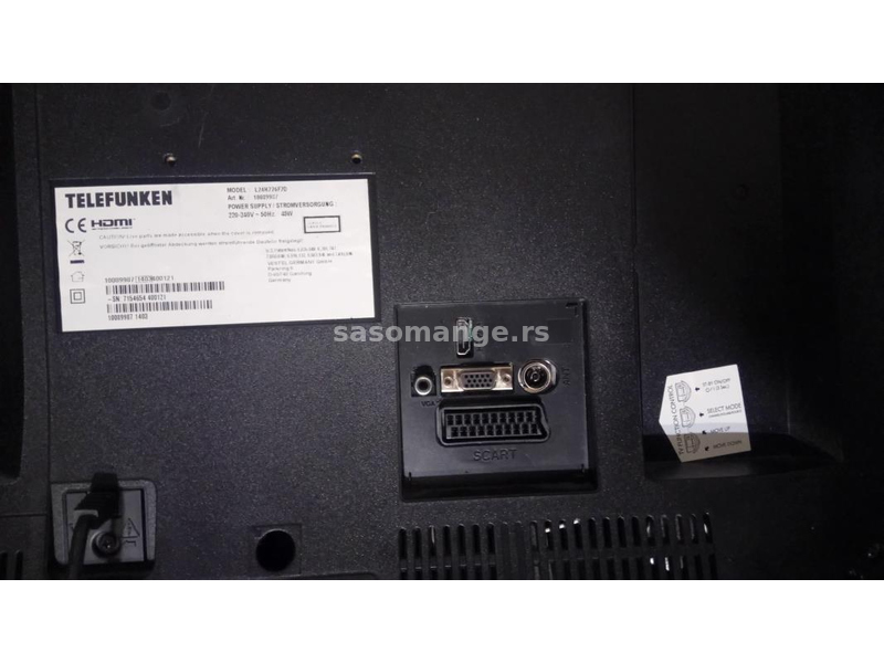 Televizor-Monitor Telefunken 24 inča LED HD DVD HDMI