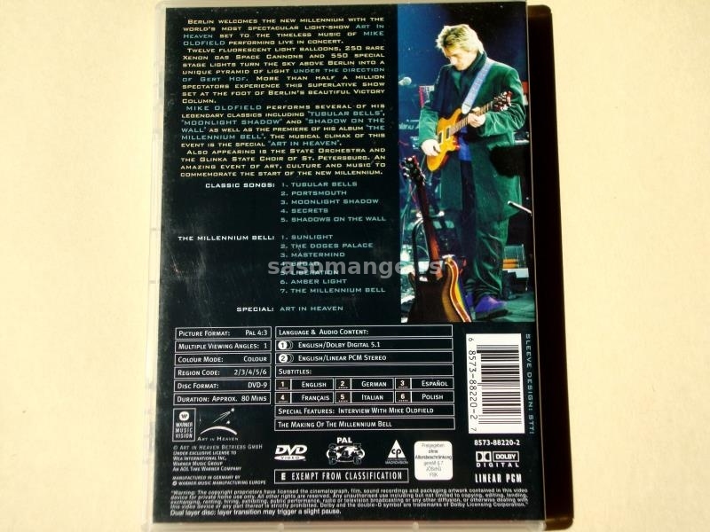 Mike Oldfield - The Art In Heaven Concert - The Millennium Bell - Live In Berlin (DVD)