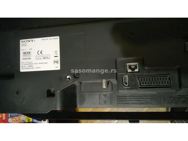 Sony KDL-32WD600 SMART 32inča (81cm) Slomljen ekran