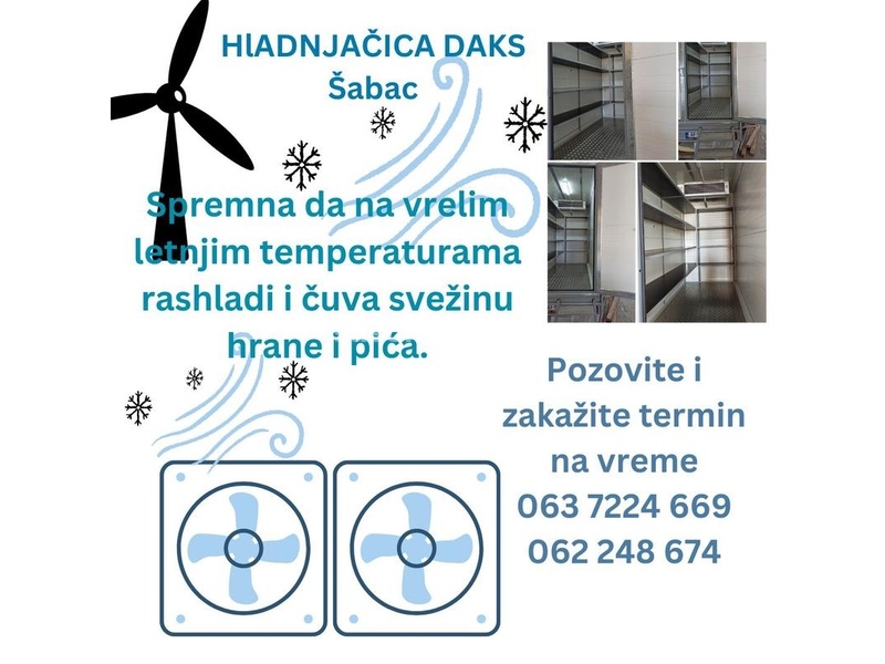 HLADNJAČE mini ŠABAC, Beograd IZDAVANJE 063 7224 669