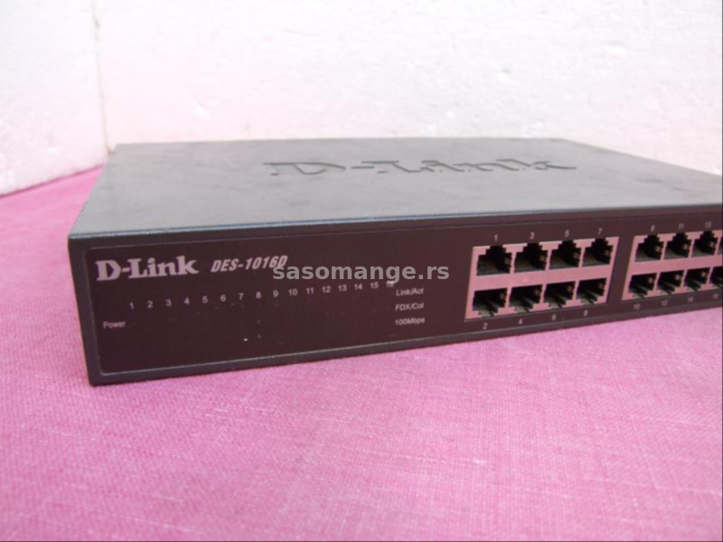 D-Link DES-1016D Fast Ethernet Switch 16 porta + GARANCIJA!