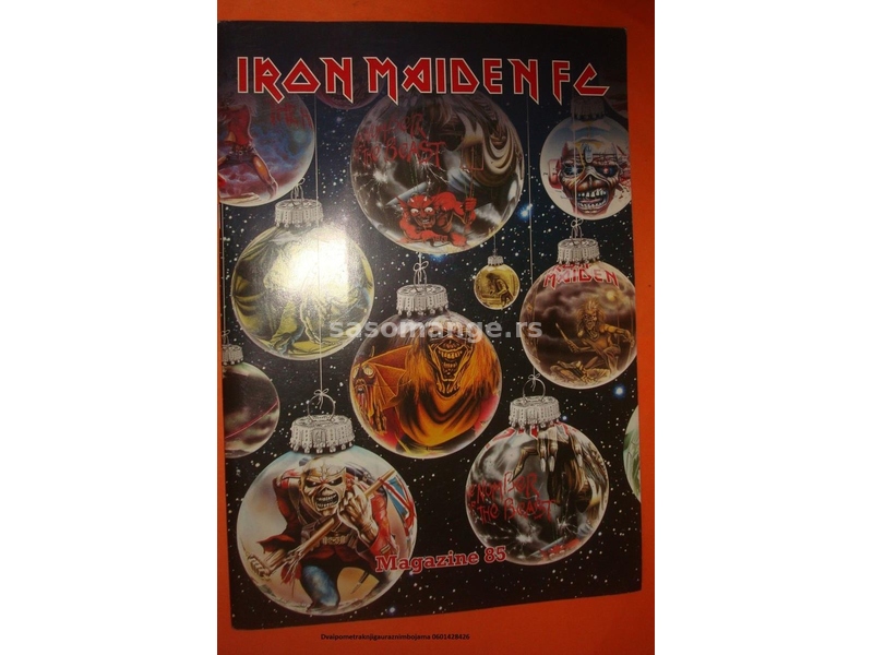 Iron maiden magazine 85