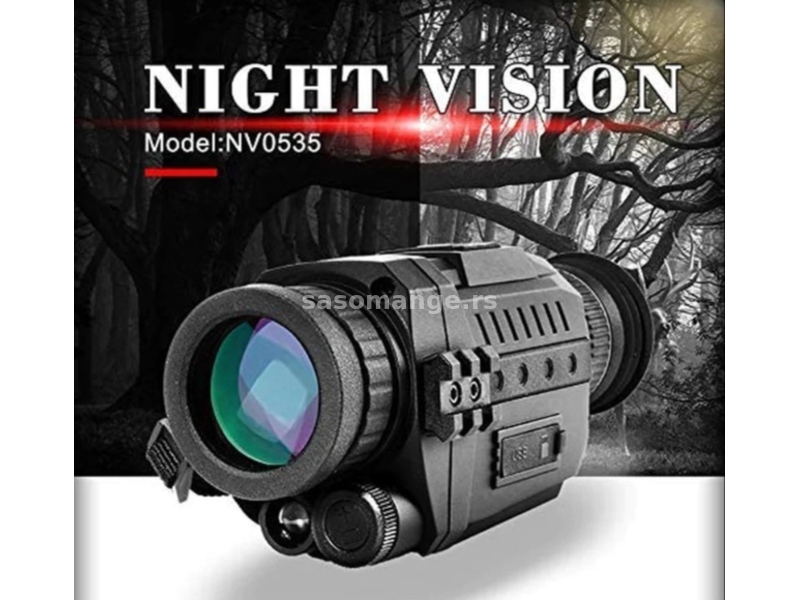 Night Vision, Noćni monokular; Optika HD Durbin za Lov, Šumu