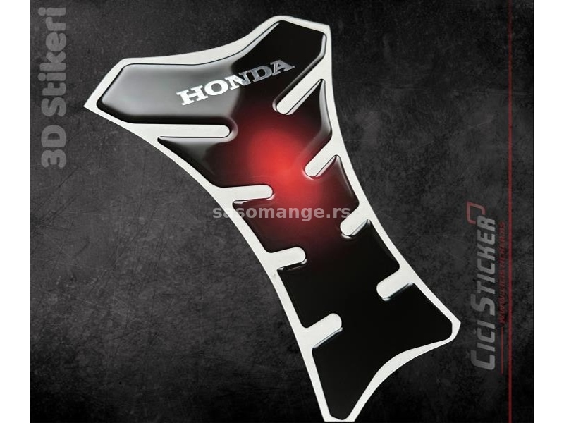 Tank Pad Honda - 3D stikeri - Nalepnice za motore- 3d stikeri po želji - 2209
