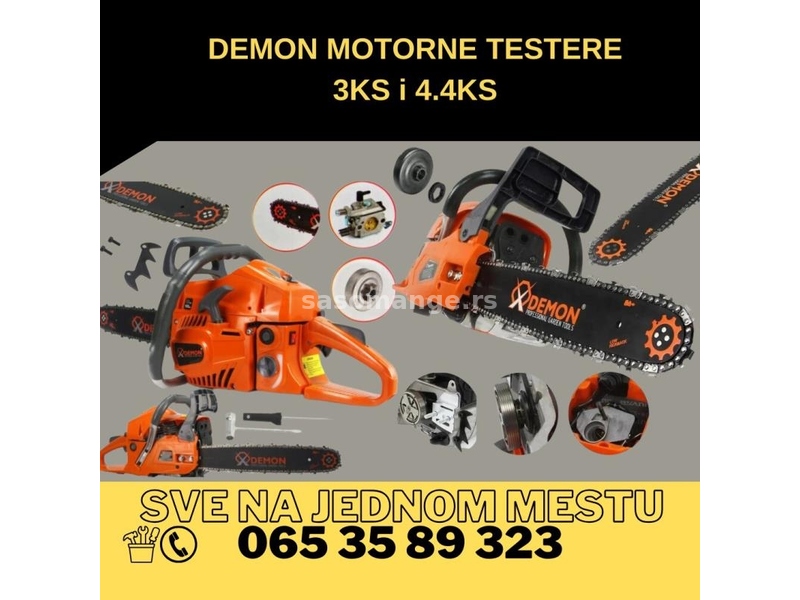 Demon Testera CS-58T 3ks i Demon Testere CS-65T 4.4ks - ORIGINAL