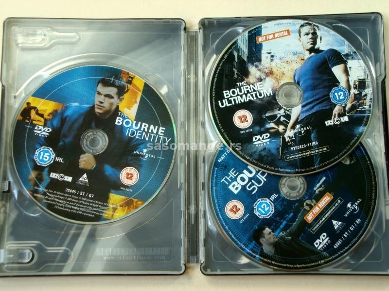 The Ultimate Bourne Collection [3xDVD, Steelbook]