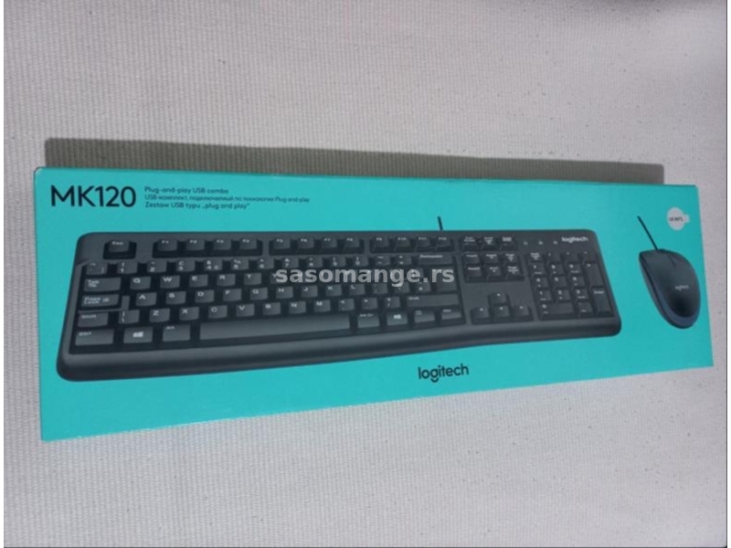 Logitech MK120 tastatura i miš