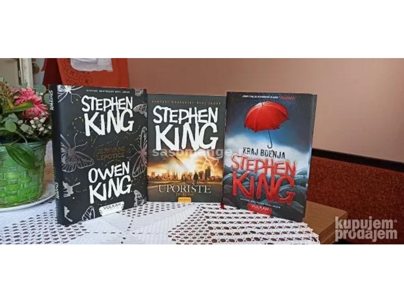 AKCIJA Komplet 3 knjige Stivena Kinga - kao nove