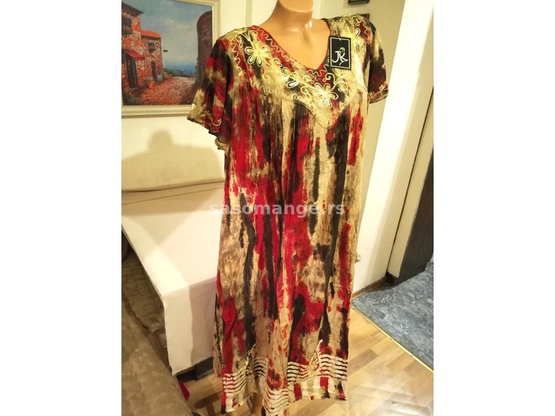 Nova zenska indijska haljina za punije dame i devojke Nini XXL Novo
