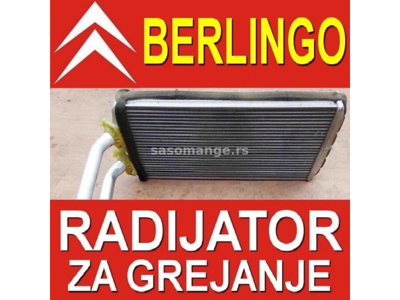 RADIJATOR za grejanje Citroen C8 Xsara Picasso Saxo Berlingo